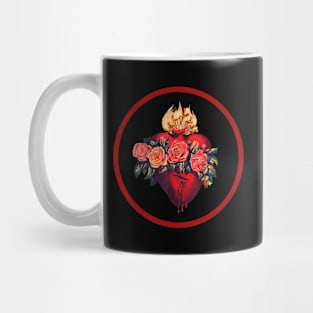 Immaculate Heart of Mary Blessed Mother Catholic Vintage Mug